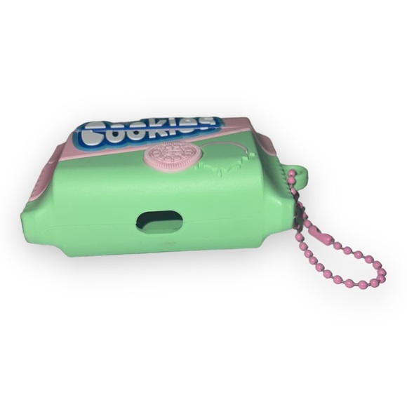 NEW Pink/Green Oreo Cookies AirPods Pro Case Silicone Protective Shockproof Case - Picture 4 of 6